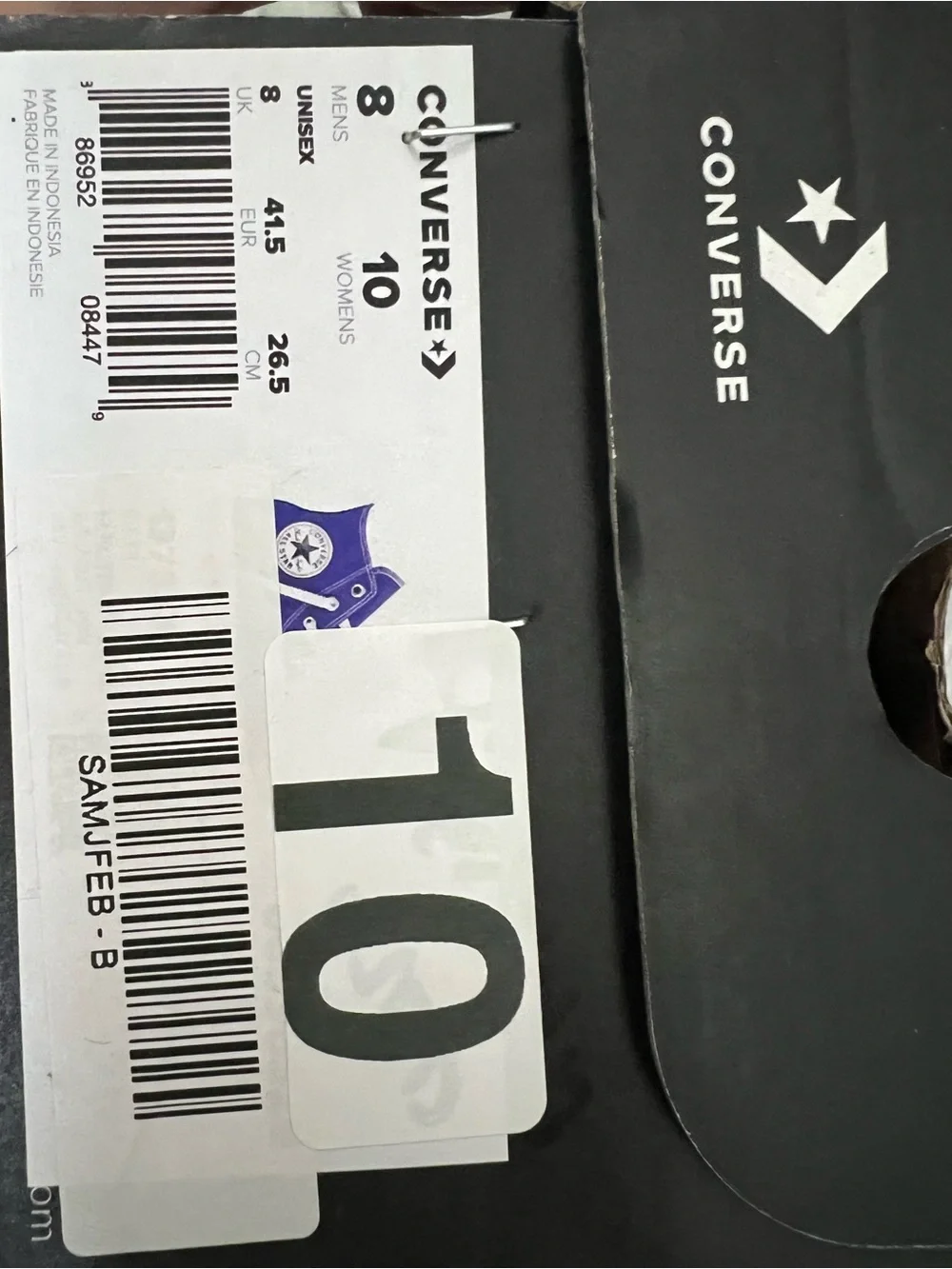Converse Chuck Taylor All Star High-Top Sneaker - Electric Purple - Picture 8 of 9